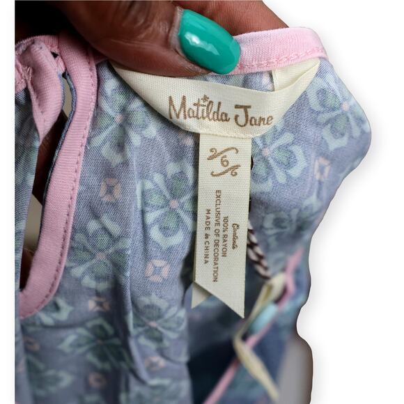 Matilda Jane NWT Abbie Girls Ruffle Flounce Sleeveless Tunic 6 - Picture 5 of 5